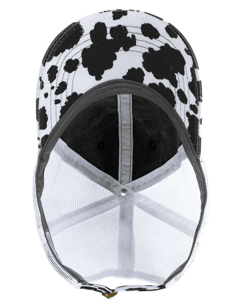 Cow Print Women's Hat Custom Embroidery