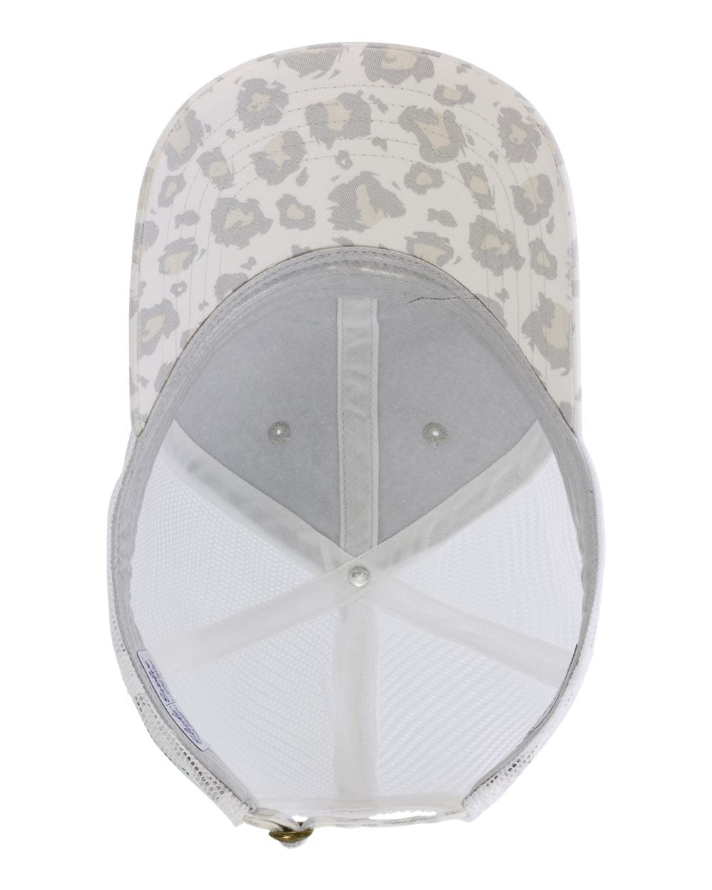 Snow Leopard Print Womens Hat Custom Embroidery