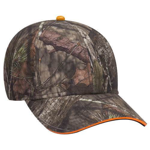 Mossy Oak Sandwich Bill Custom Embroidered Text Hat