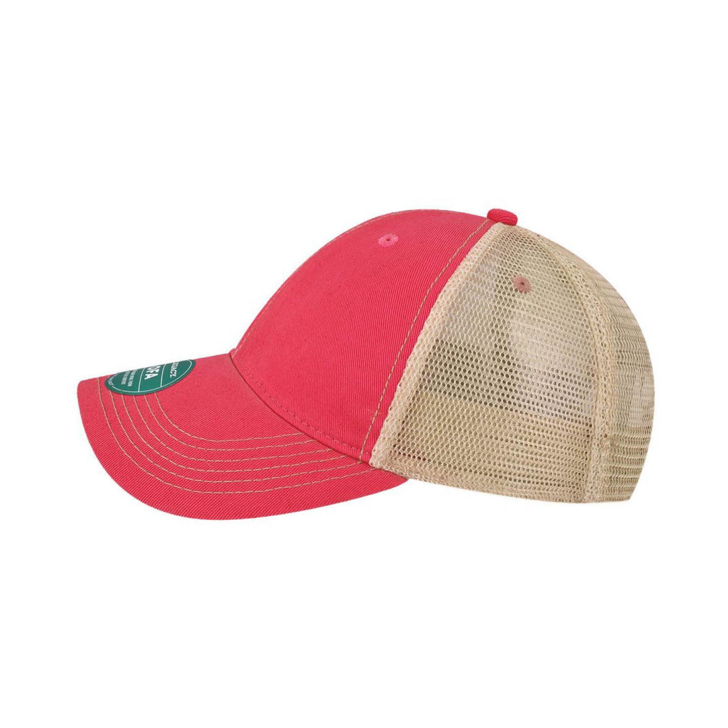 BLESS YOUR HEART-Dark Pink-Khaki-Soft Mesh Back-Snapback-Dad Hat-Unstructured-Cowboy Font (Copy)