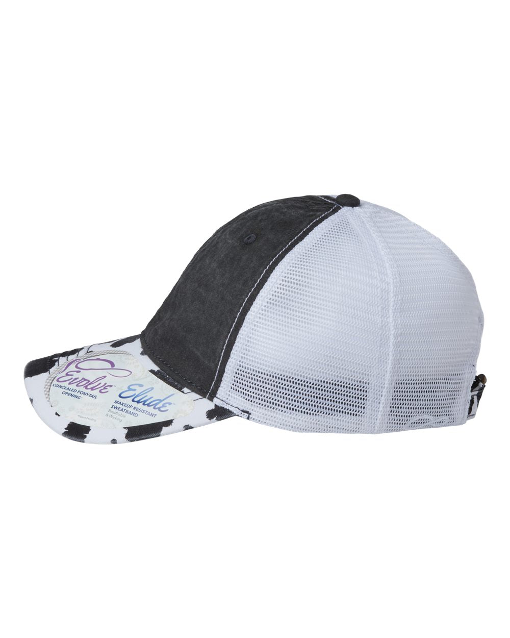 Cow Print Women's Hat Custom Embroidery