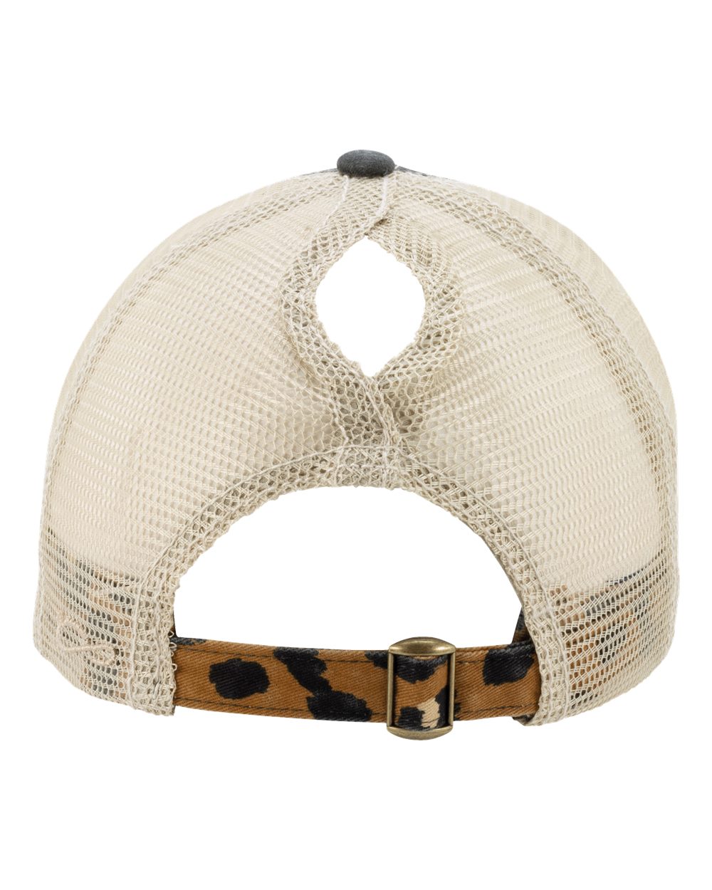 Leopard Print Womens Hat Custom Embroidery