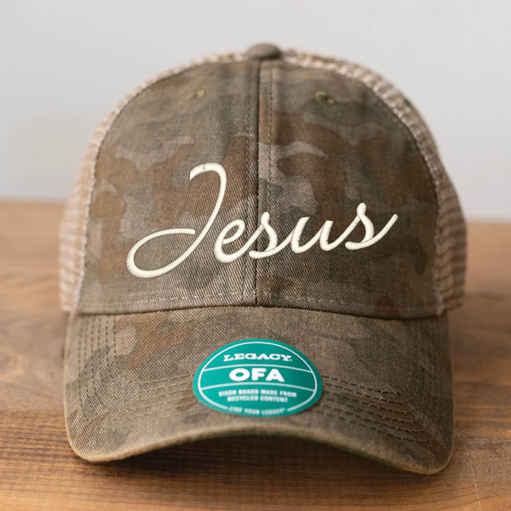 Jesus Legacy Java Camo Mesh Back Unstructured Cap