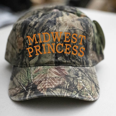 Midwest Princess Mossy Oak Camo Hat Embroidered