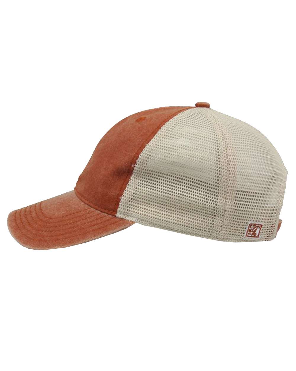 Washed Texas Orange Mesh Back Custom Embroidered Hat The Game